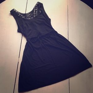 Crotchet Lace Back Swim Coverup